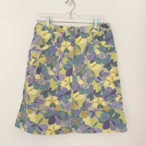 J Jill Floral Skirt